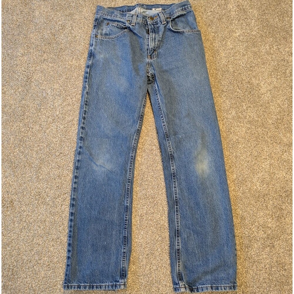 Key Medium Blue Wash Denim Jeans - Mens Size 30x32 30" W 32" L - Made in Mexico